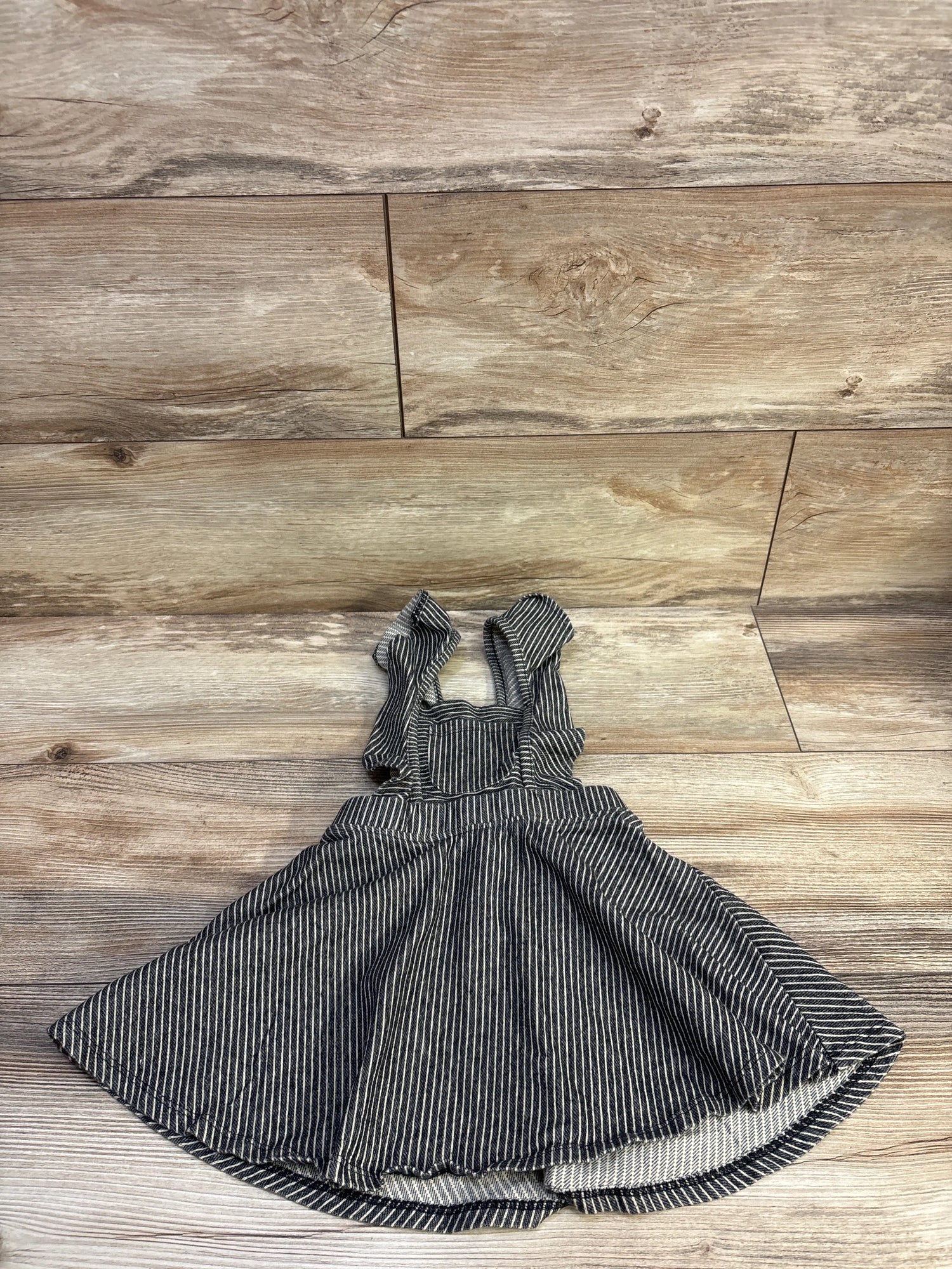 Art Class Striped Skirtall Black sz 2T