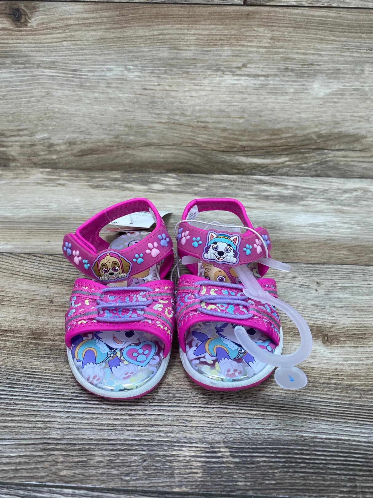 NEW Paw Patrol Adventure Ankle Strap Sandals Pink sz 7c - Me 'n Mommy To Be