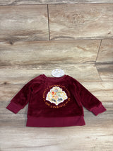 NEW Wizarding World Harry Potter Plush Pull Over Sweater Burgundy sz 12m