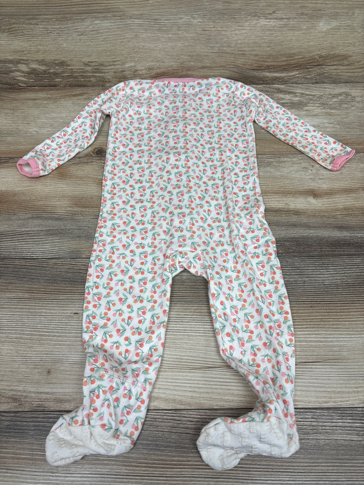 Magnetic Me Organic Cotton 'Mon Cheri' Footie White sz 9-12m