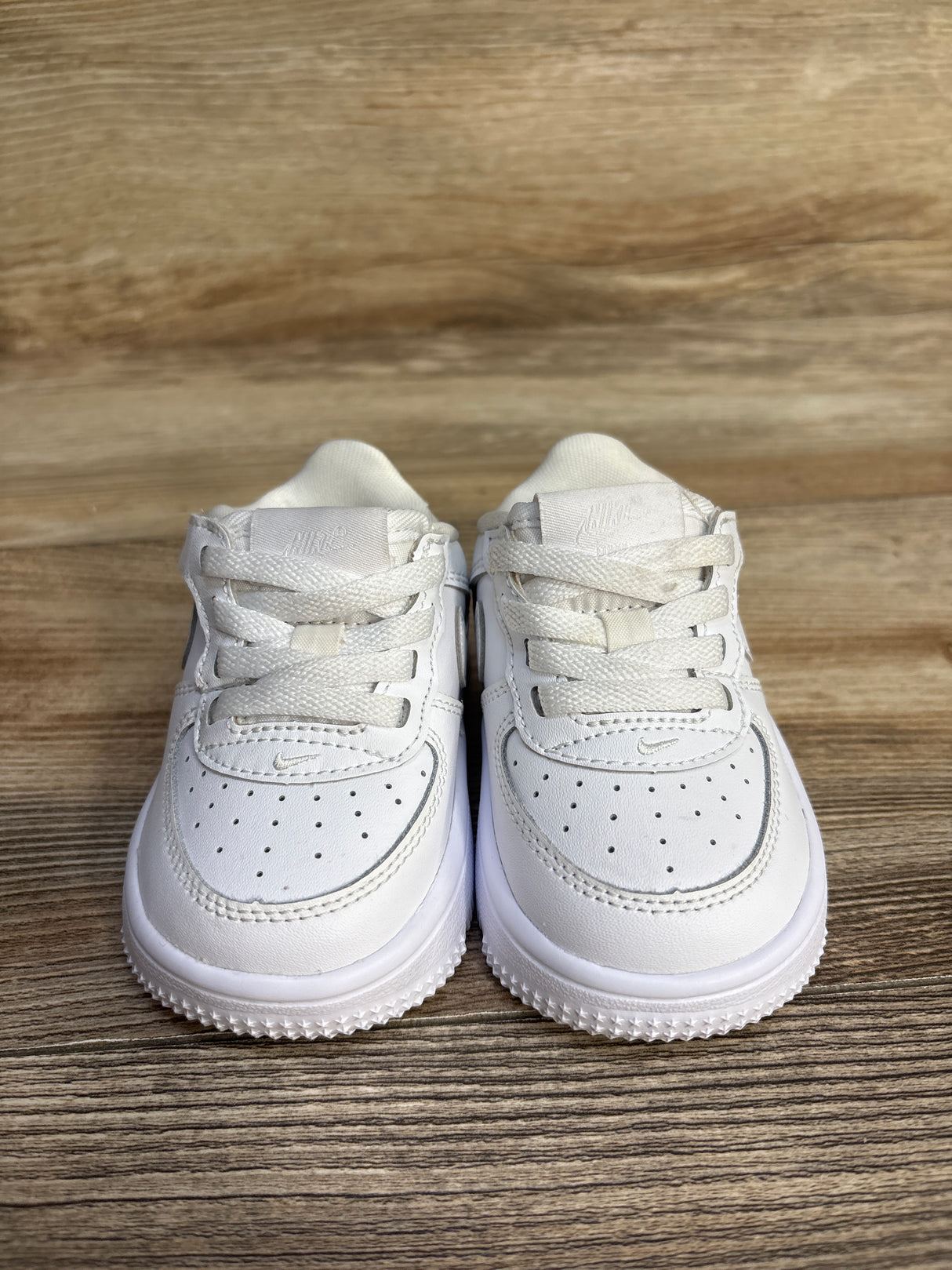 Nike Toddler Force 1 Low EasyOn White sz 4c