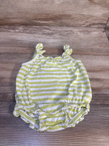 Old Navy Striped Bubble Romper Green sz 0-3m