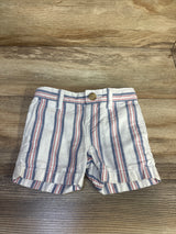 Class Club Modern Fit Striped Shorts White sz 2T