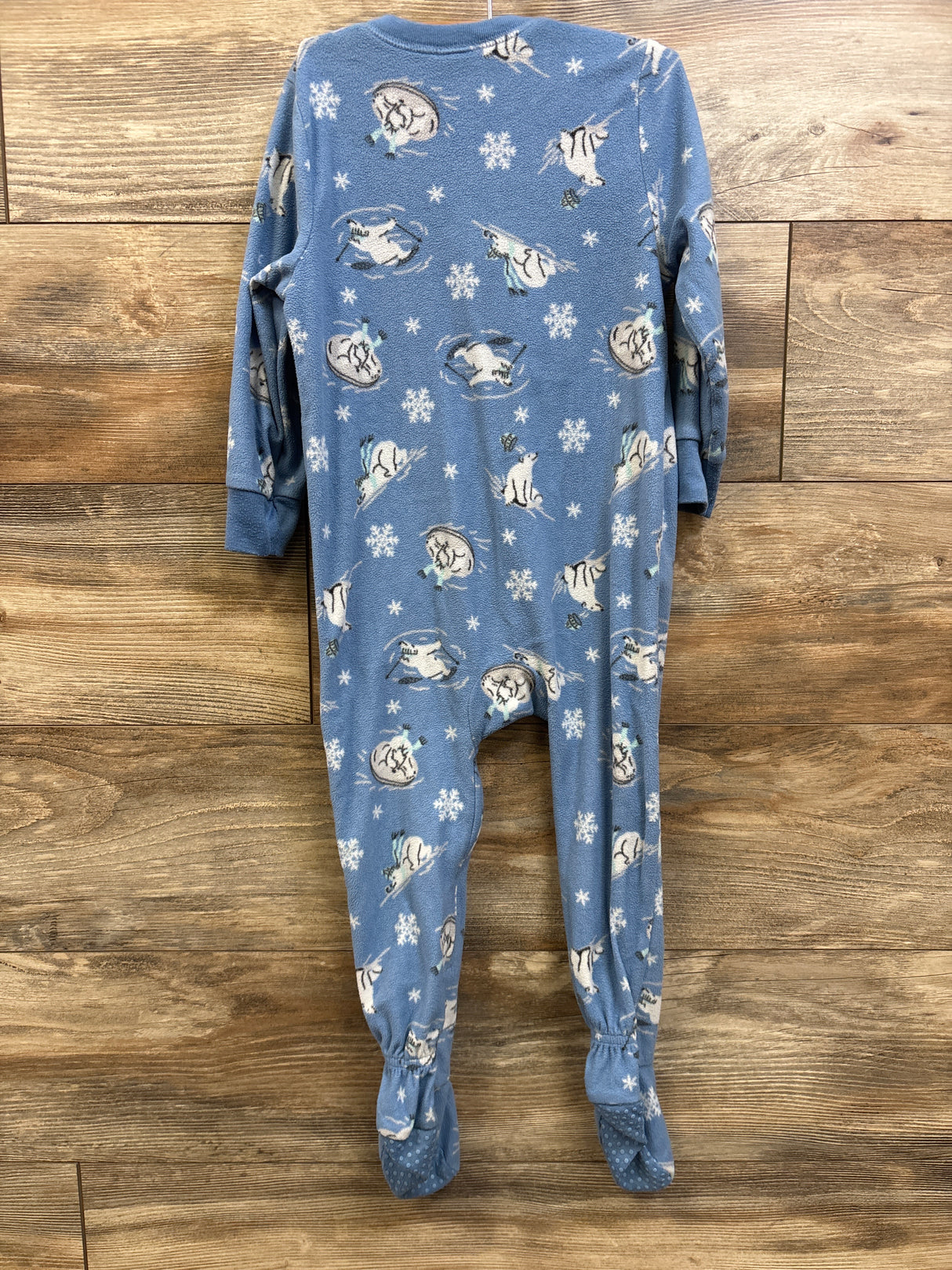 Old Navy Winter Blanket Sleeper Blue sz 3T