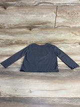 Cat & Jack Long Sleeve Checkered Heart Shirt Grey sz 4T - Me n Mommy To Be