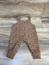 Disney Baby Mickey Mouse Overalls Brown sz 3/6m