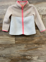Oshkosh Full-Zip Sherpa Jacket Ivory sz 2T