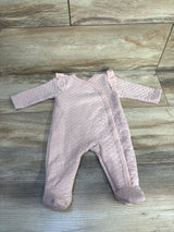 Lila & Jack Quilted Sleeper Pink sz 3-6m