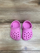 Crocs Classic Clogs Pink Sz 2c/3c