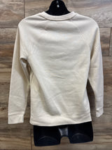 Isabel Maternity Mom Era Pullover Sweatshirt Ivory sz XS