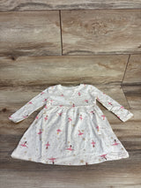 Old Navy Long Sleeve Dress Ivory sz 12-18m