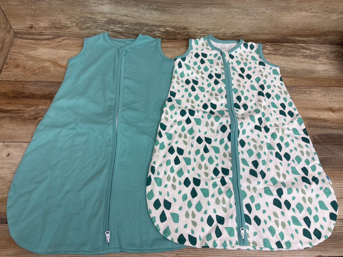 Sweet Dolphin 2pk 0.5TOG Sleep Sacks Teal sz 0-6m