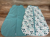 Sweet Dolphin 2pk 0.5TOG Sleep Sacks Teal sz 0-6m