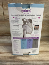 Boppy ComfyHUG Hybrid Newborn Baby Carrier in Gray Little Cheetah 5-20lbs