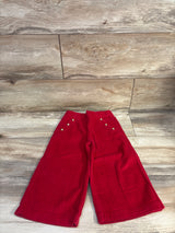 Old Navy Pull-On Wide Leg Corduroy Pants Red sz 2T