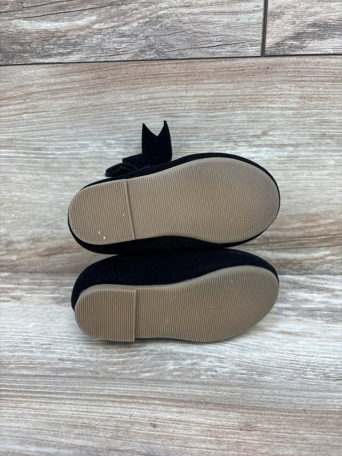 Kiderence Velvet Ballet Flats Black sz 5c