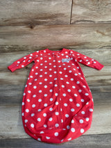 Just One You Elephant Polka Dot Blanket Sleeper Pink sz 0-9m