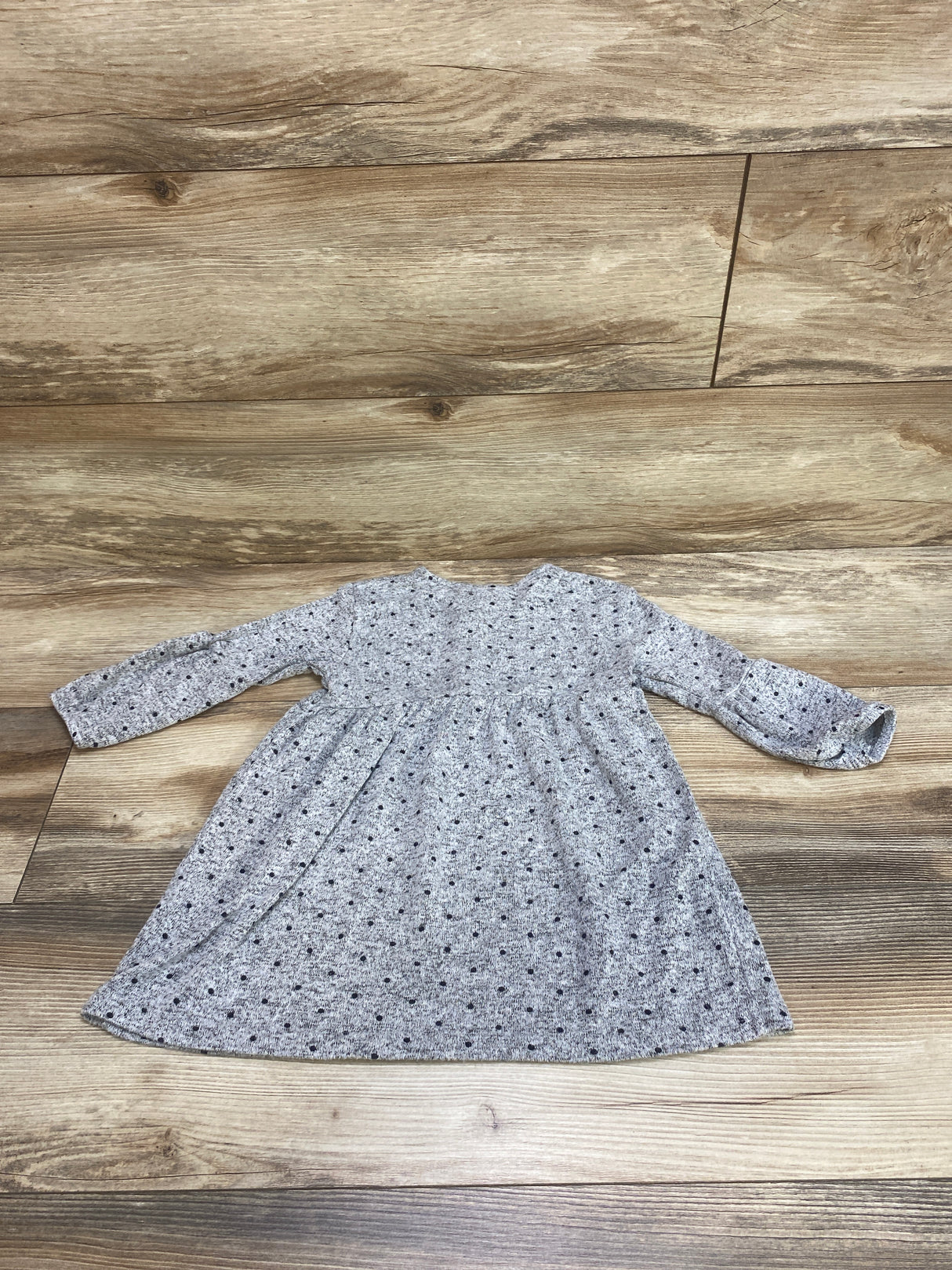 Zara Polka Dot Henley Dress sz 18-24m