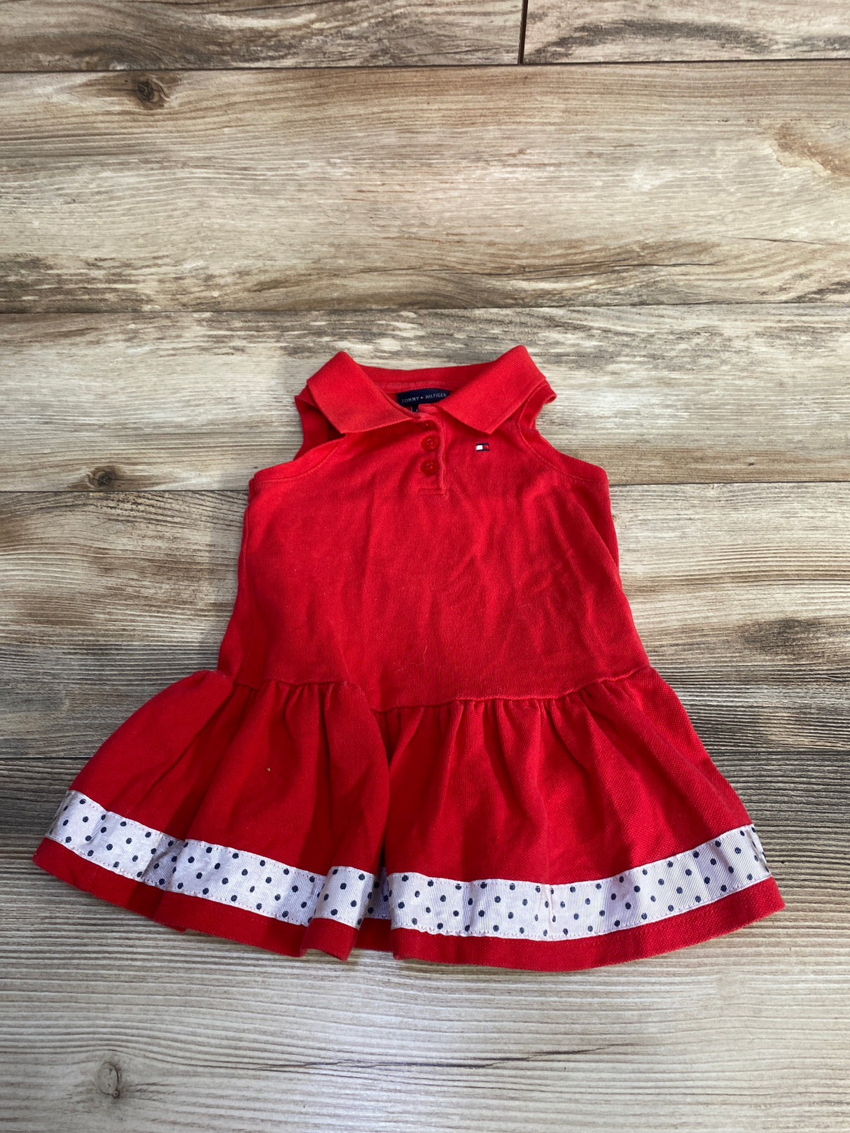 Tommy Hilfiger Polo Dress Red sz 18m