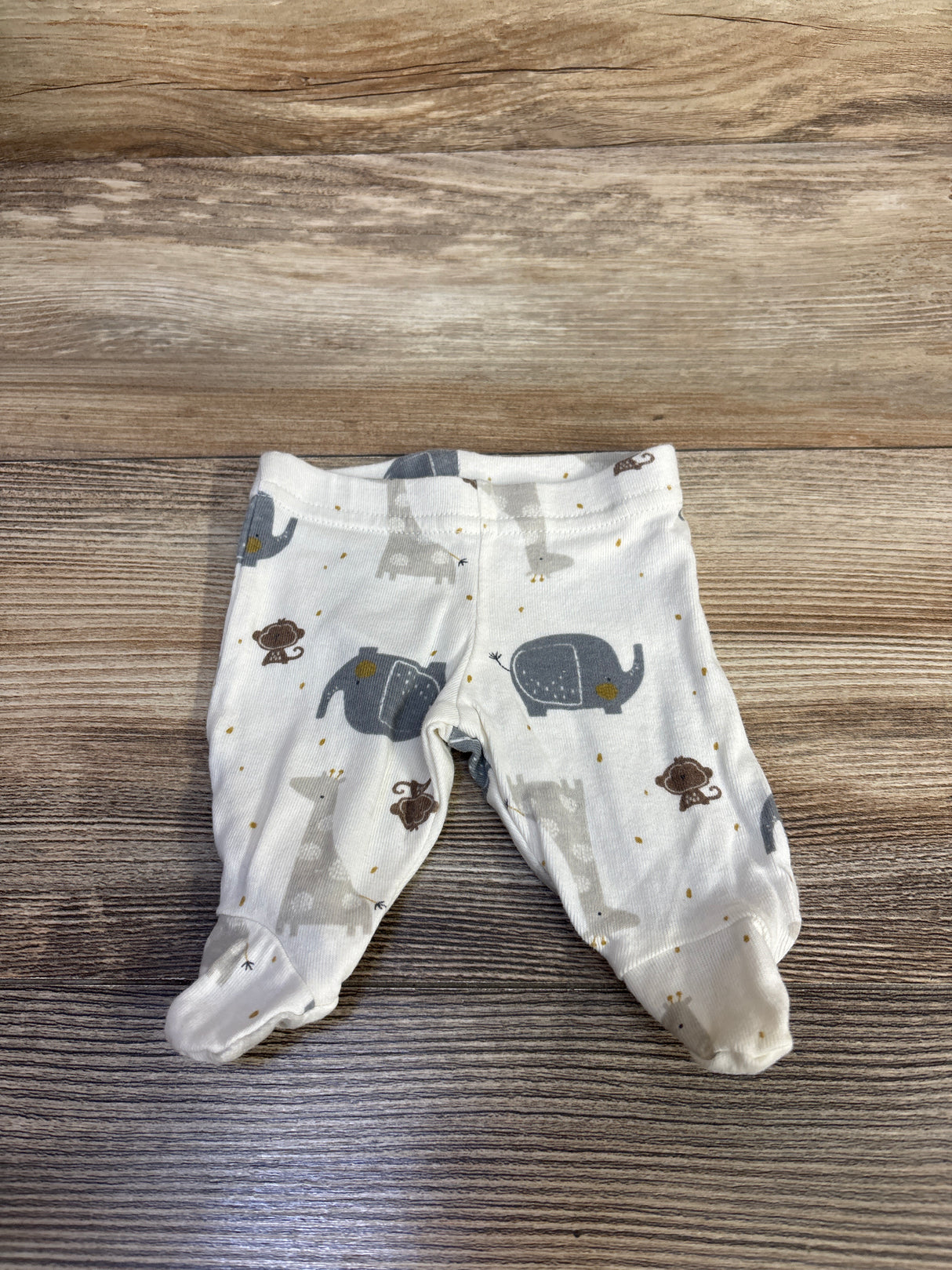 Wonder Nation Footed Pants White sz Preemie