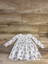 Cat & Jack Halloween Long Sleeve Dress White 3T
