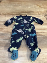 Just One You Dino Blanket Sleeper Navy sz 3m - Me n Mommy To Be