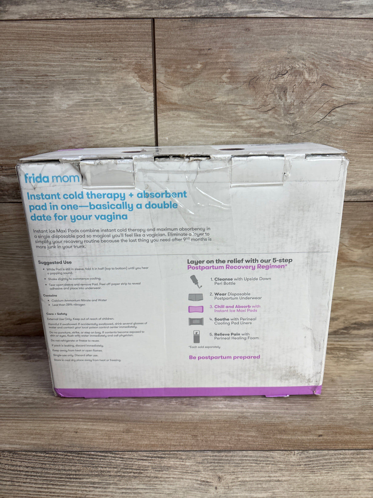 NEW Frida Mom Instant Ice Maxi Pads 8pk