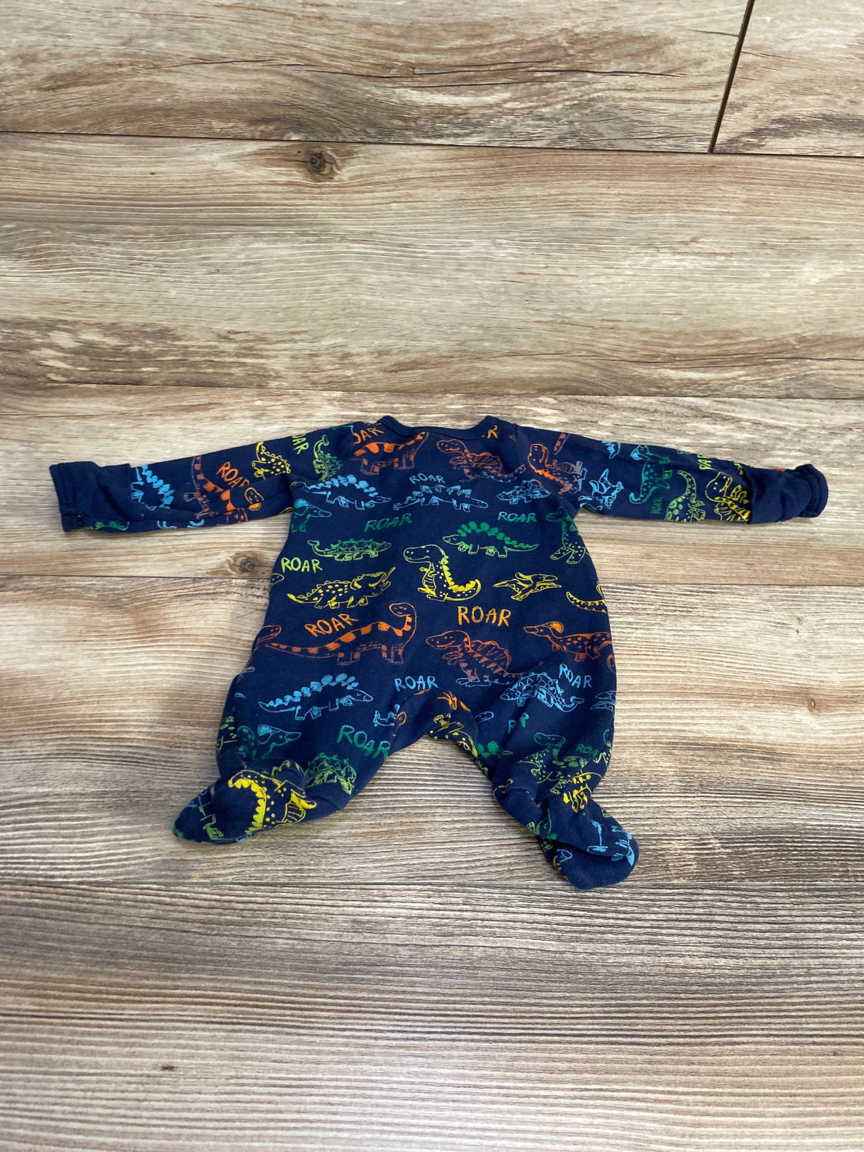Wonder Nation Dinosaur Sleeper Navy sz Preemie
