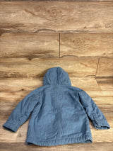 Cat & Jack Sherpa Lined Parkas Jacket Blue sz 3T