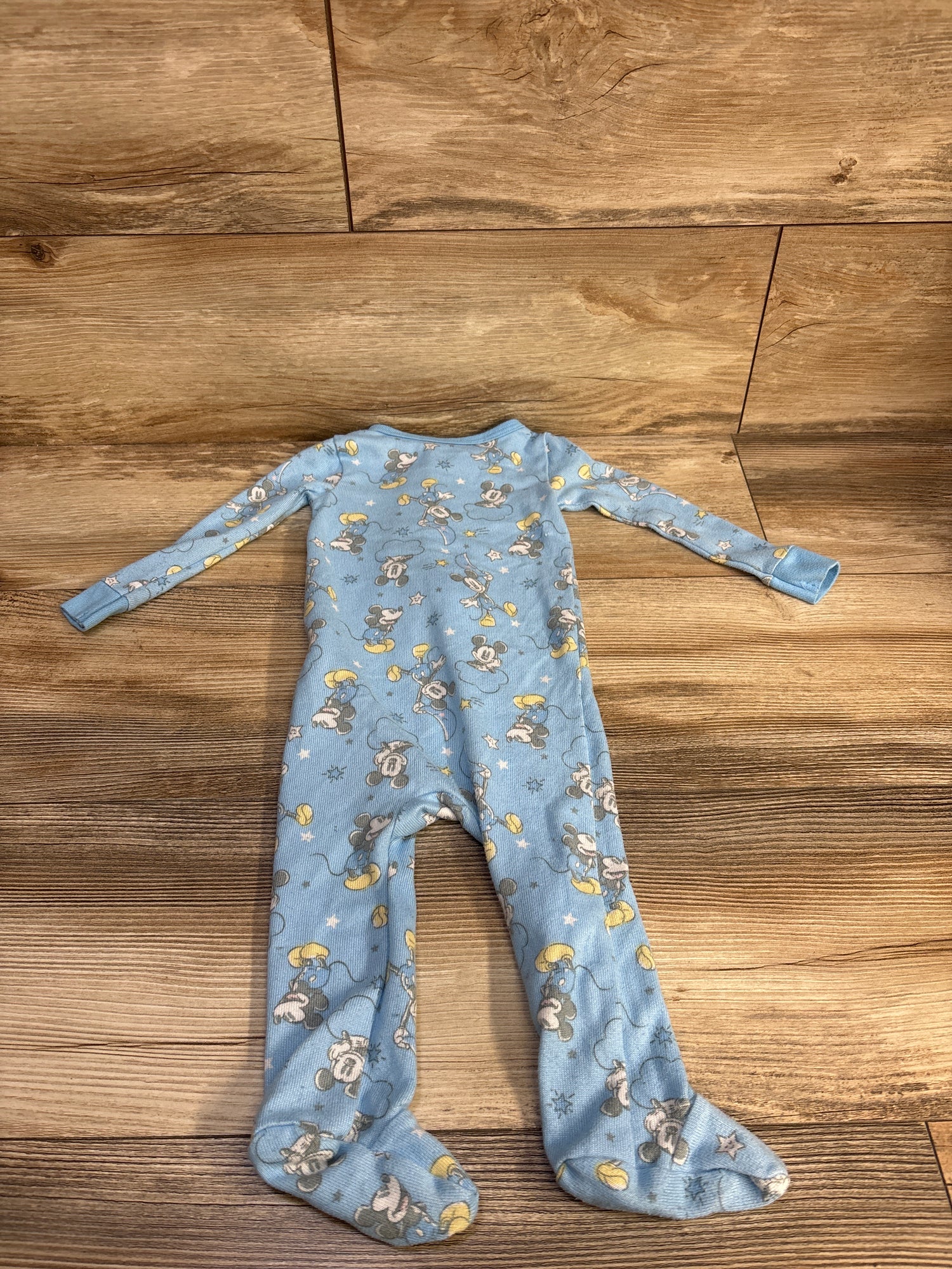 Disney Baby Mickey Mouse Sleeper Blue sz 9m