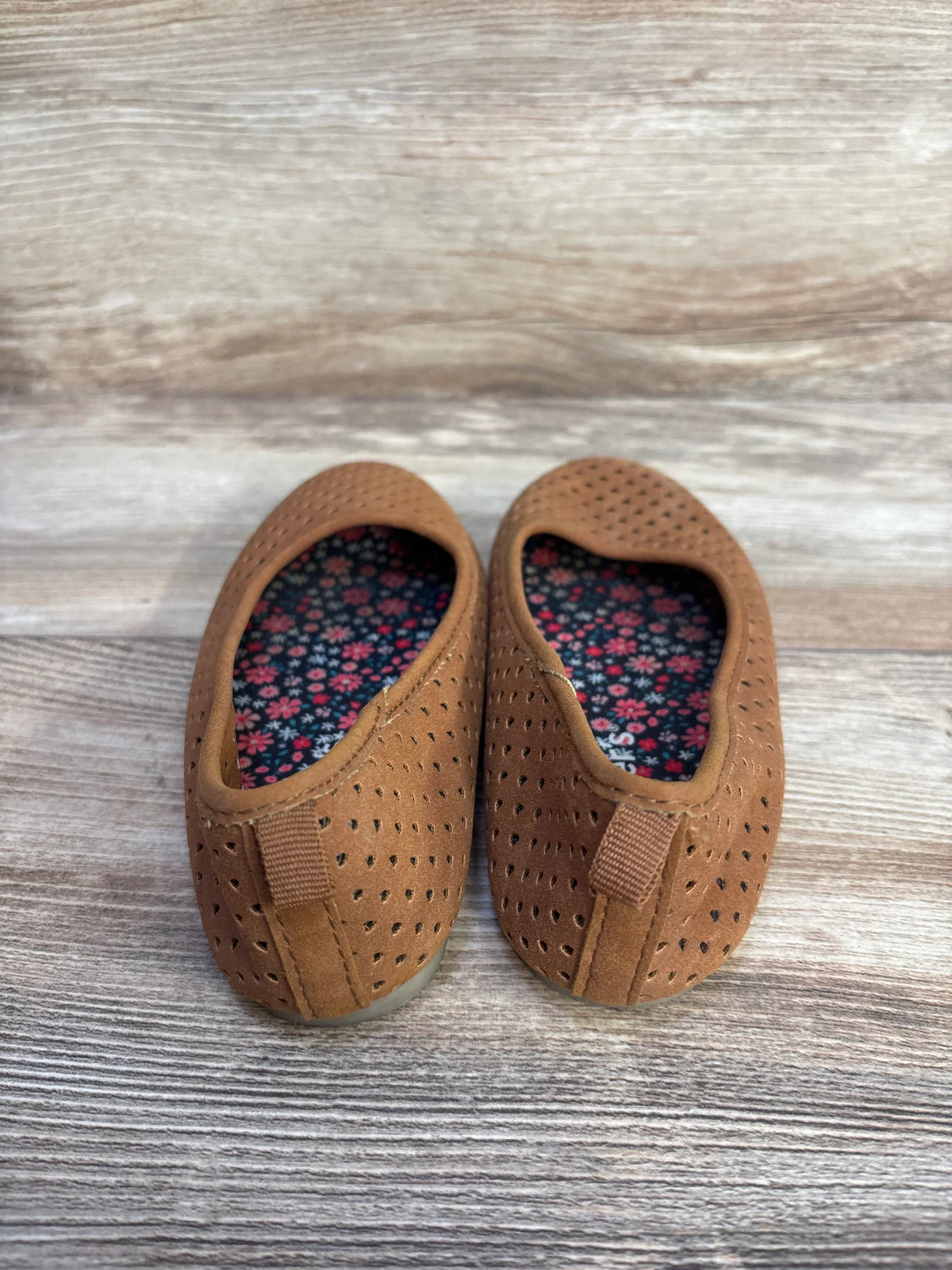 Carter's Easton Heart Flats Brown sz 13c