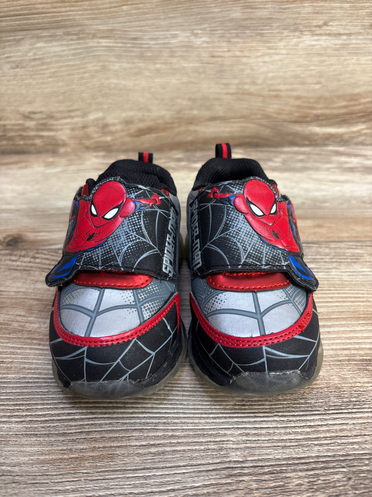 Marvel Spider-Man Light Up Sneakers sz 7c