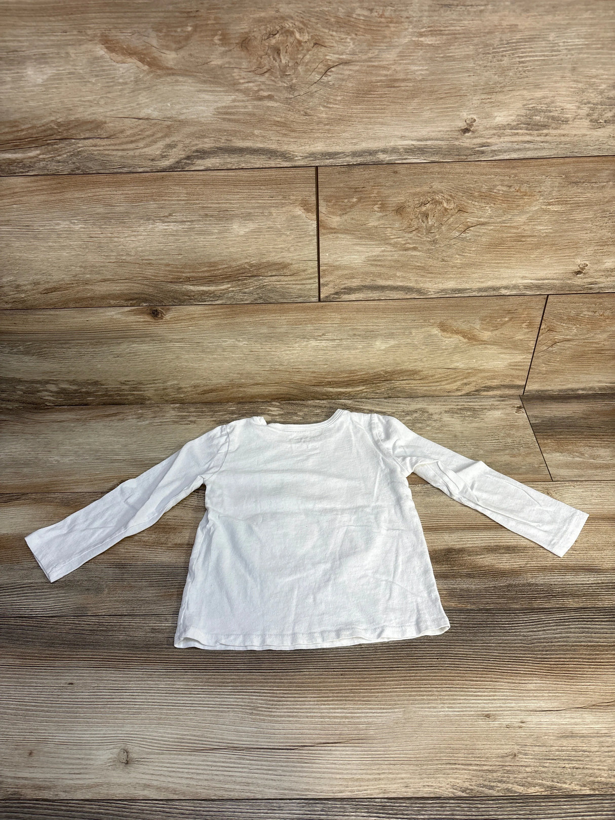 Children's Place Winter Fox Shirt White sz 4T