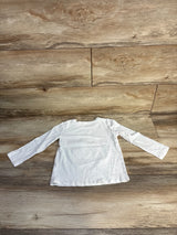 Children's Place Winter Fox Shirt White sz 4T