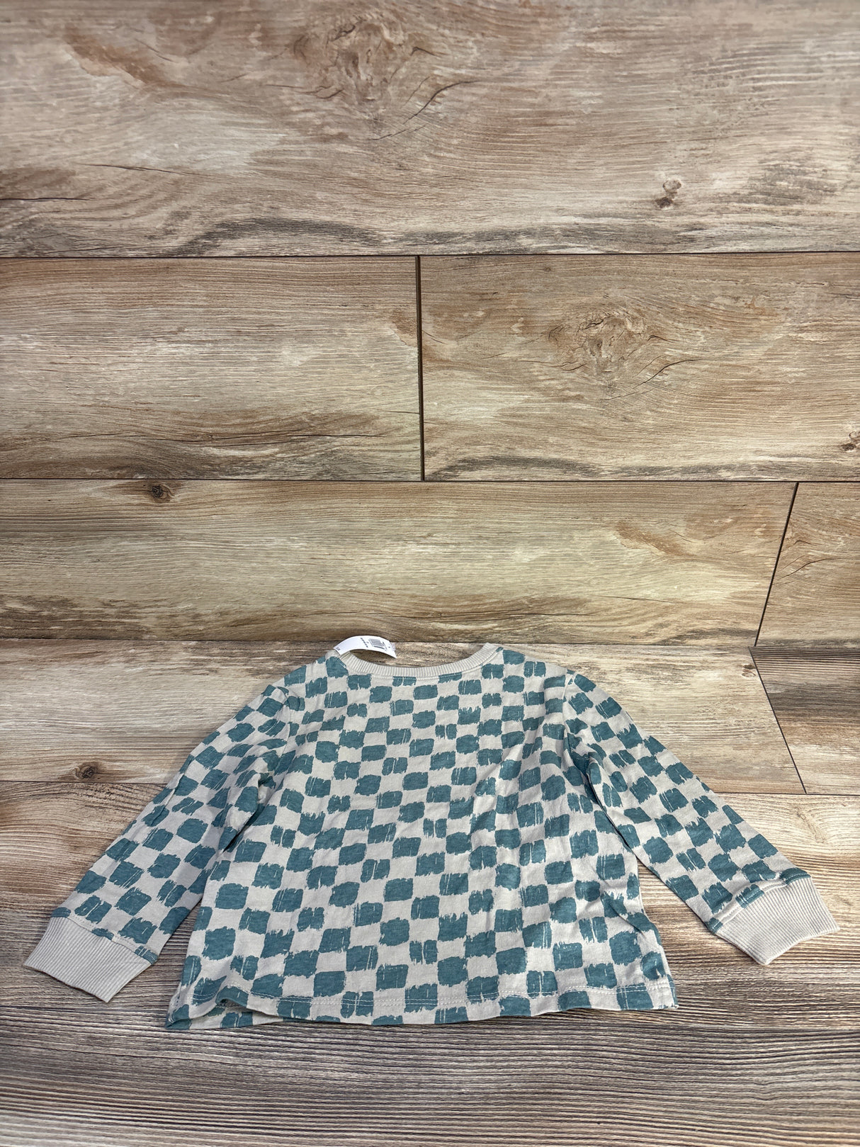 NEW Old Navy Checker Shirt Beige sz 2T