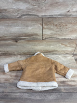 Old Navy Suede Sherpa Lined Jacket Tan sz 6-12m