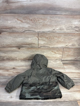 Carter's Camo Fleece Full Zip Jacket Green sz 12m - Me n Mommy To Be
