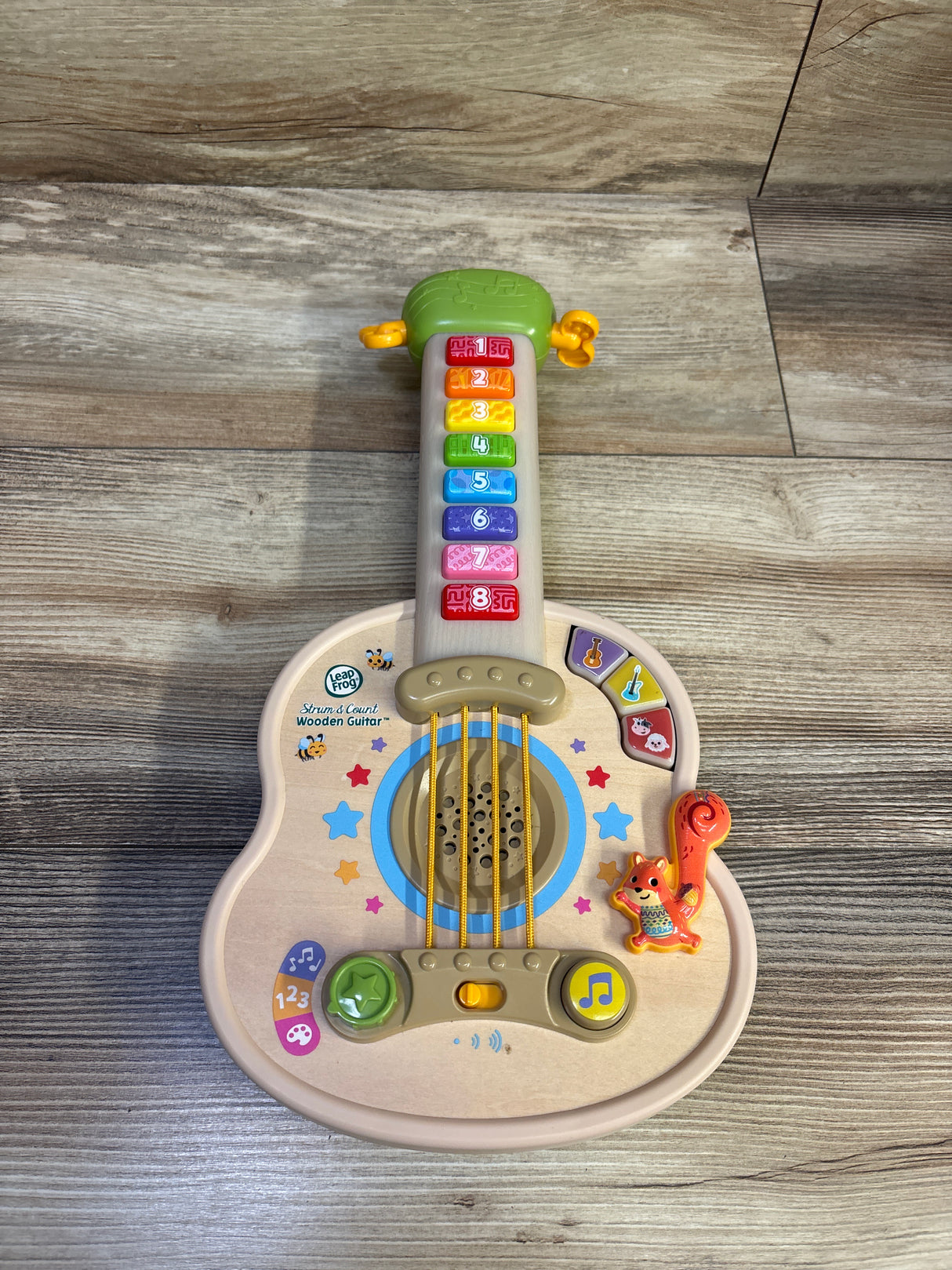 LeapFrog Strum and Count Wooden Guitar