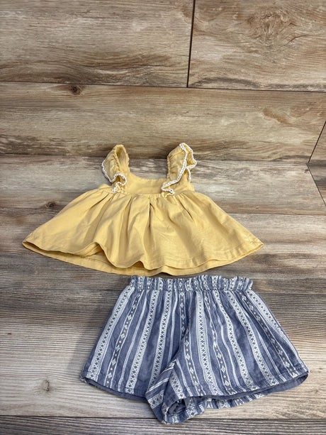 Tommy Bahama 2pc Top & Shorts Yellow sz 12m - Me n Mommy To Be