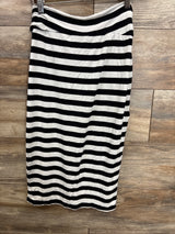 A Pea In The Pod Striped Skirt White sz Small