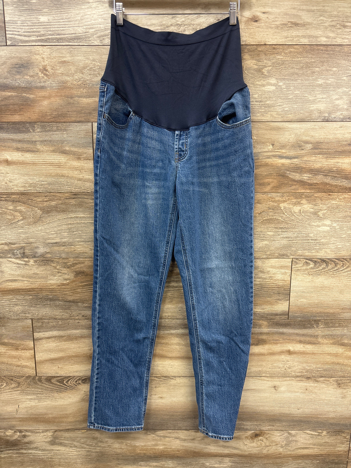 Old Navy Maternity Boyfriend Full Panel Jeans Blue sz Large