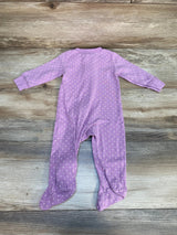 Carter's Polka Dot Sleeper Purple sz 6m