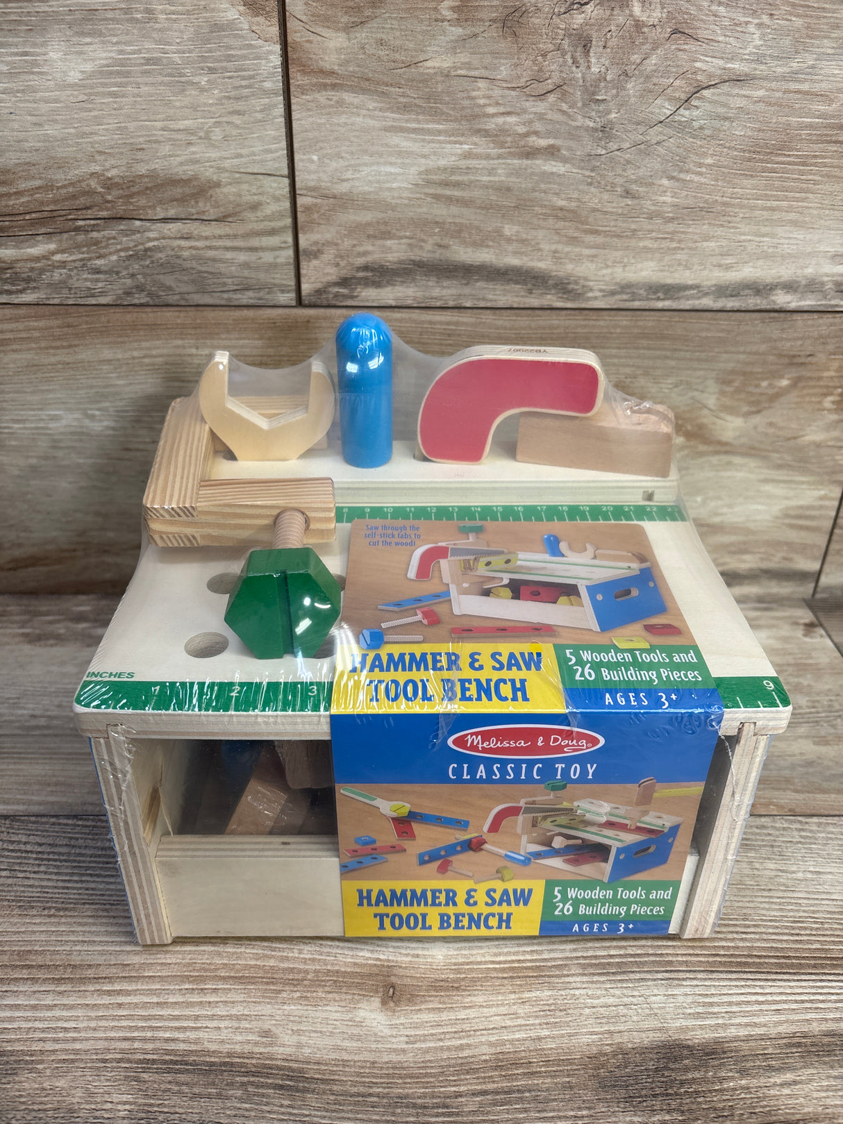 NEW Melissa & Doug Hammer and Saw Tool Bench