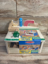 NEW Melissa & Doug Hammer and Saw Tool Bench
