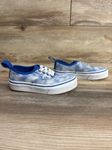 Vans Old Skool V Sneakers Tie Dye Palace Blue sz 10.5c