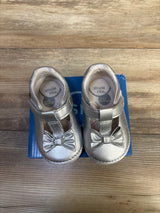 Stride Rite Sm Ashtyn Silver Sneakers sz 5c