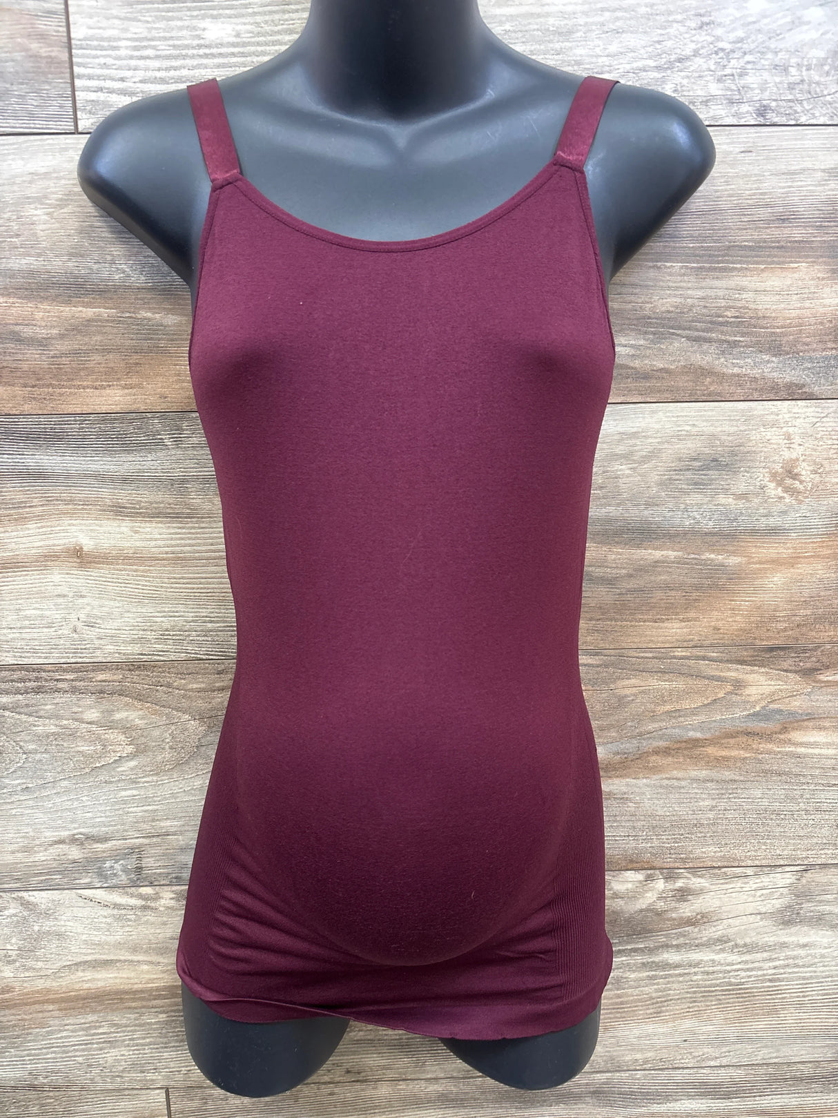 Feathers Maternity Nursing Cami Burgundy One Size - Me n Mommy To Be