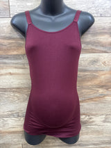 Feathers Maternity Nursing Cami Burgundy One Size - Me n Mommy To Be