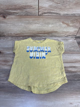 Old Navy Summer Vibin' Shirt Yellow sz 4T