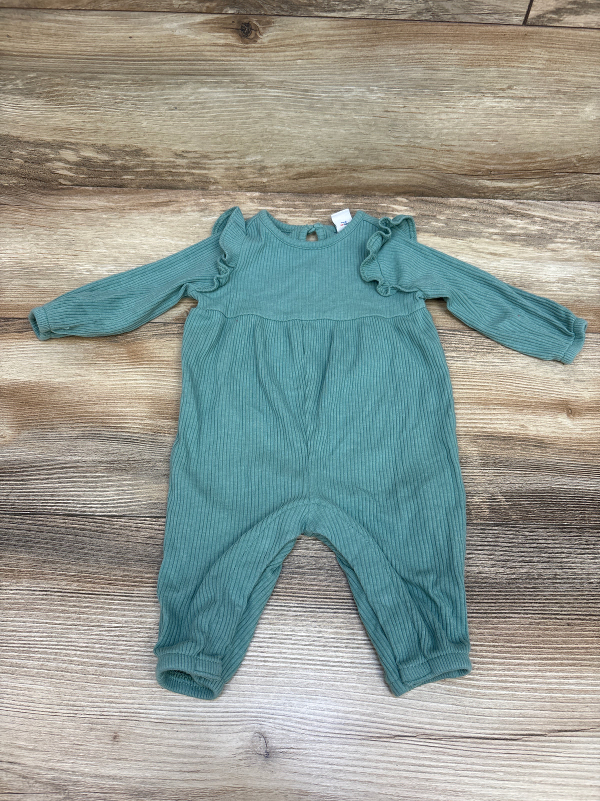 Old Navy Ribbed Coverall Teal sz 0-3m